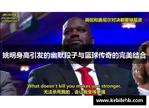 姚明身高引发的幽默段子与篮球传奇的完美结合